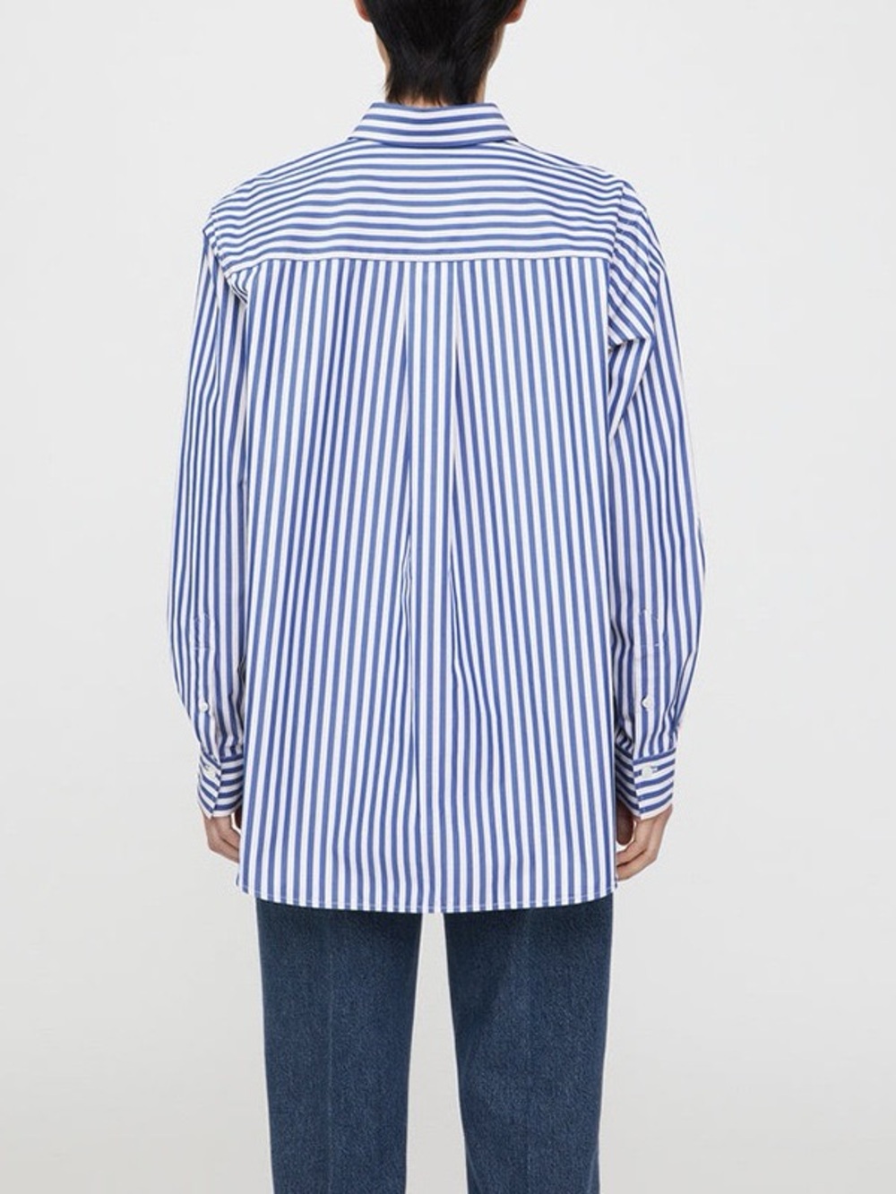Toteme Classic Blue & White Shirt - Picture 4 of 10